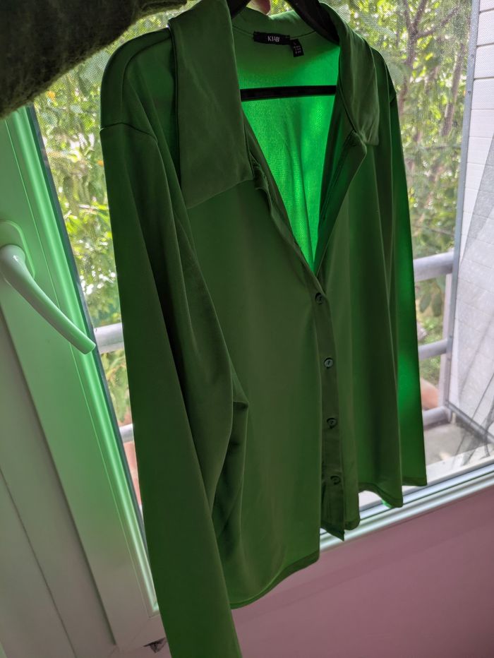 Chemisier vert kiabi - photo numéro 2