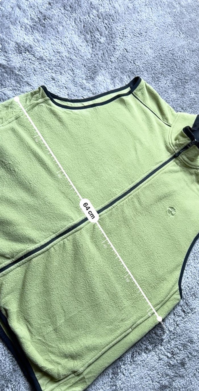 Timberland Veste Polaire Sans Manches Verte Taille L – Homme Outdoor - photo numéro 5