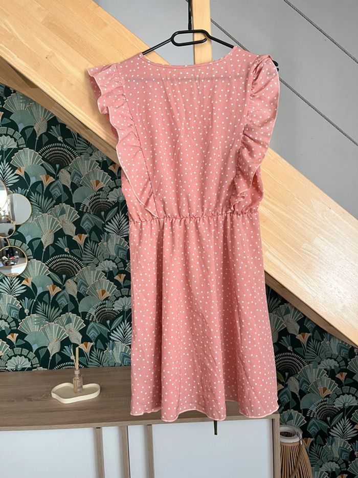 Robe rose à pois - photo numéro 3