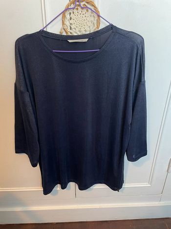 Teeshirt manches longue bleu nuit