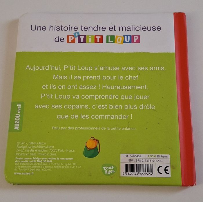P'tit loup veut être le chef - photo numéro 2