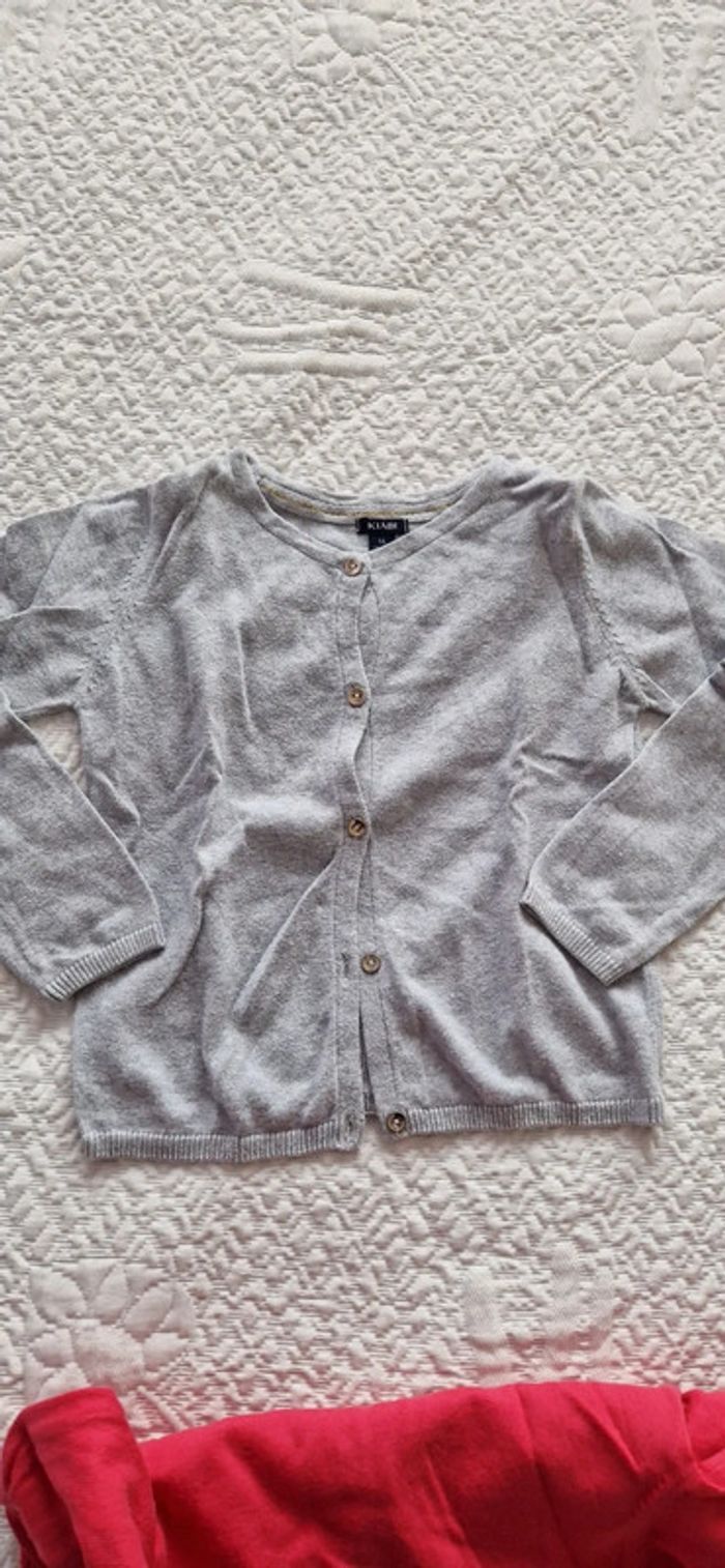 Lot de 2 gilets fille 4/5 ans - photo numéro 4