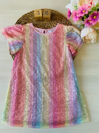 Robe pampille paillette