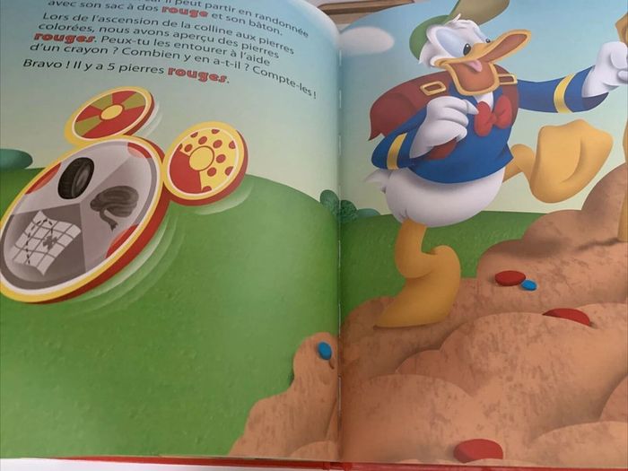 Livre Enfant La maison de Mickey n°11 - Le Rouge ! Disney Junior - Altaya - photo numéro 6