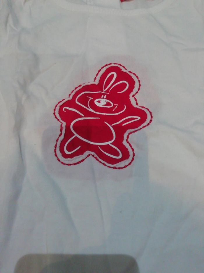 2 T-shirts 12 mois fille - photo numéro 6