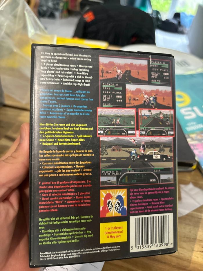 Road Rash II - sega Megadrive (roadrash 2) - photo numéro 2