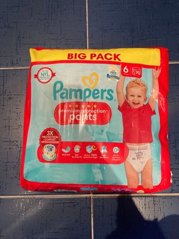 Pampers pants taille 6