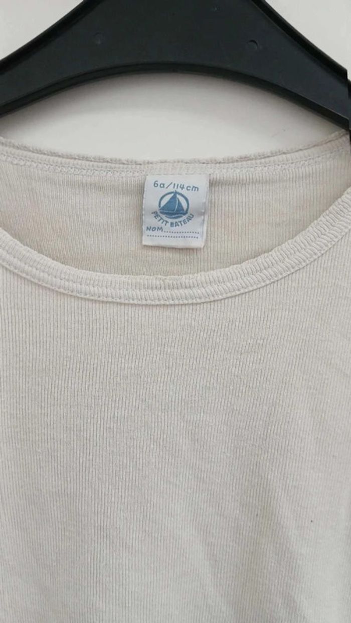 Sous pull  Petit  Bateau 6ans - photo numéro 2