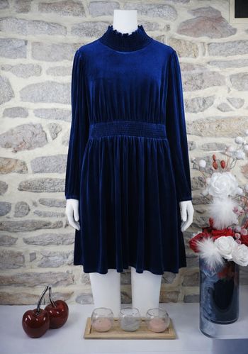 Robe nuit de velours bleue Femme taille 54 marque Asos 🌺 