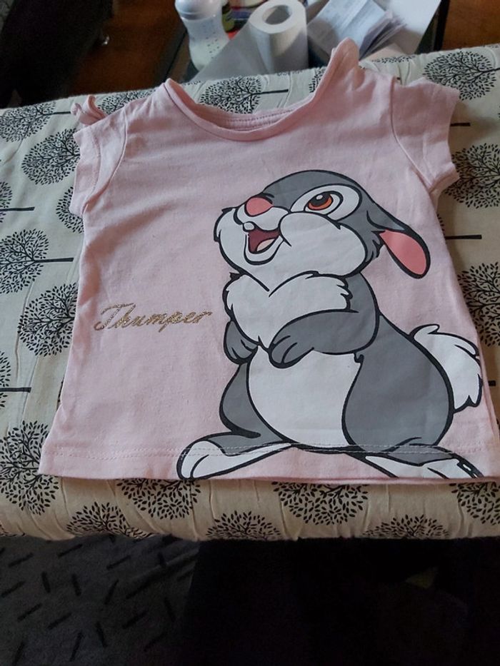 Tshirt primark pan pan disney taille 62cm 0/3mois