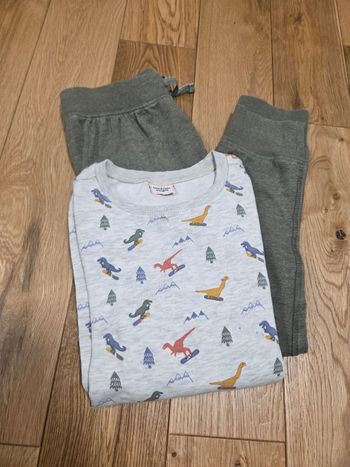 Pyjama coton dinosaure 8 ans