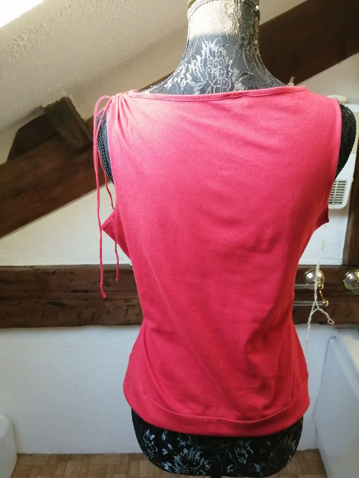 Etam - débardeur / haut rouge - photo numéro 4