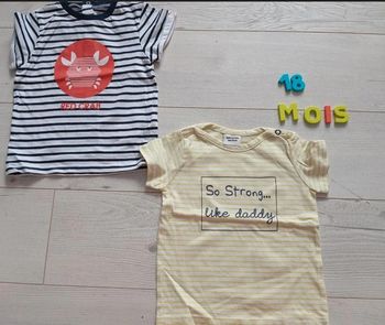 Tee shirts 18 mois