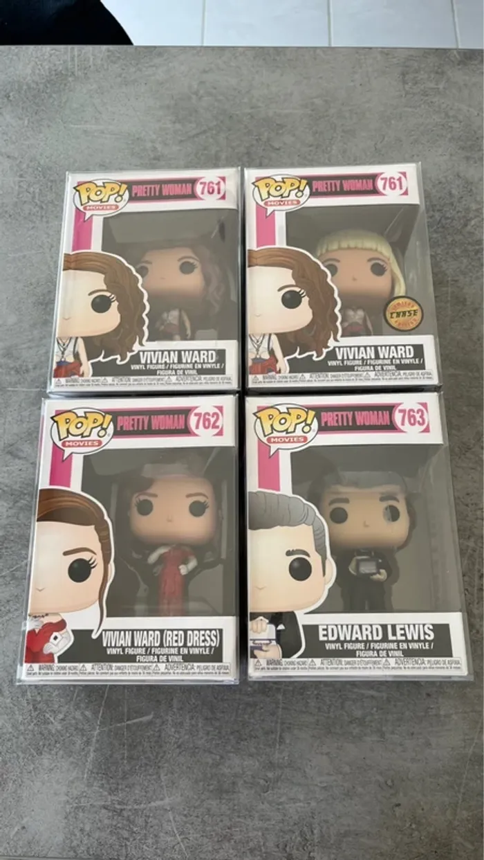 Lot de 4 Pop Pretty Woman