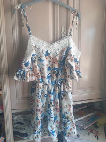 Combi short à fleurs