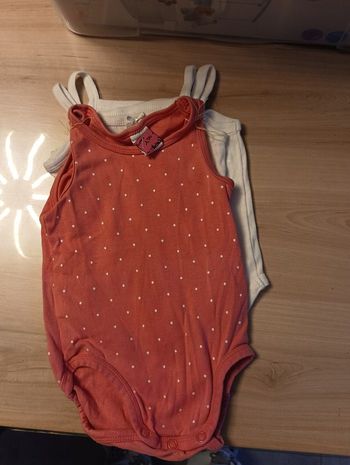 Lot de 3 bodys bretelle