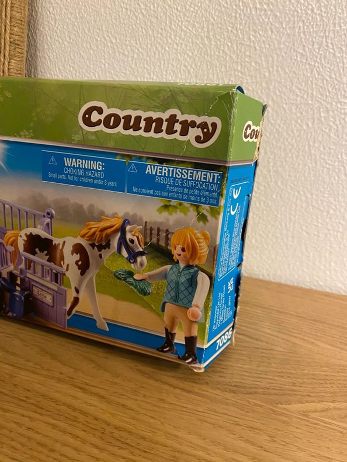 Box cheval Playmobil avec boite et notice - photo numéro 4