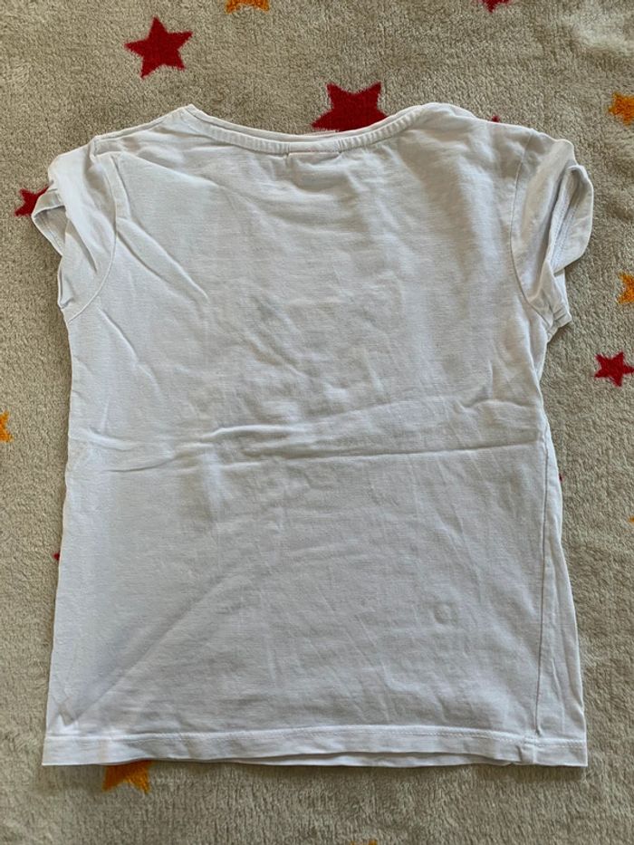 Lot 3 Tee-shirts TAO Blanc et Multicolore 5 ans - photo numéro 3