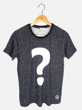 T-shirt Rich Apparel noit à pois blanc - Taille XS