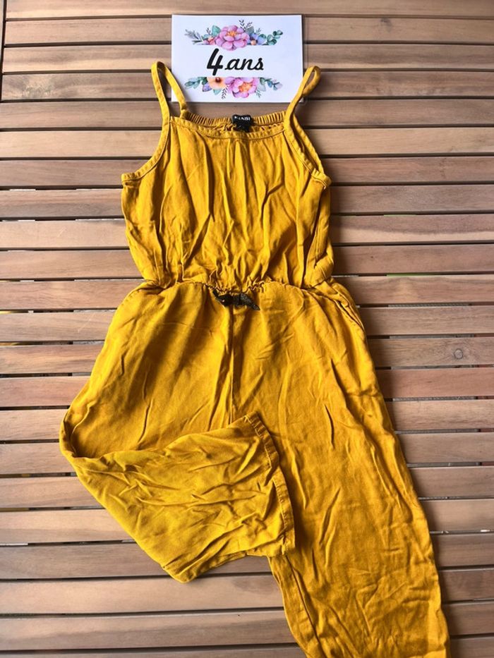 Colbinaispn fluide été jaune kiabi 4 ans