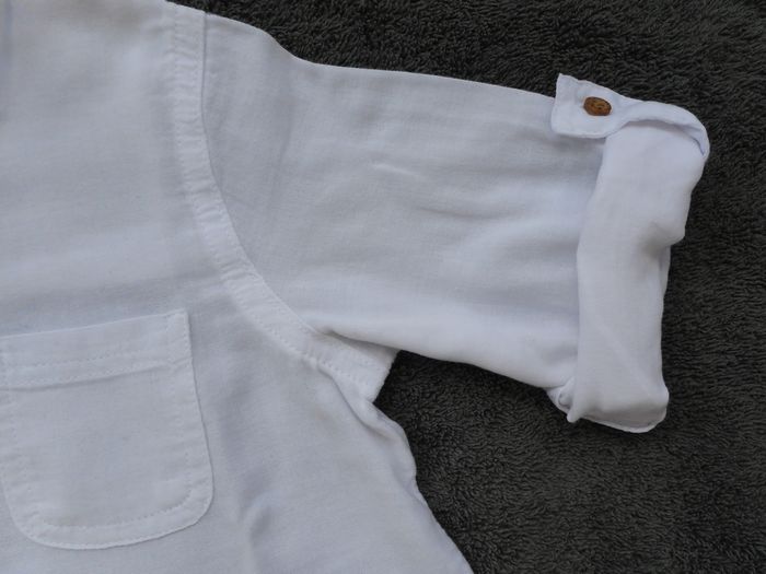 Chemise manches longues blanche - KIABI - 24 mois - photo numéro 6