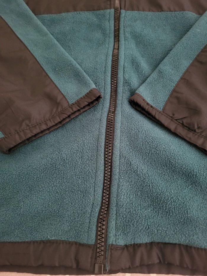 Polaire zippée NFL Eagles bleu et noir logos brodés- XL 16-18 - photo numéro 5