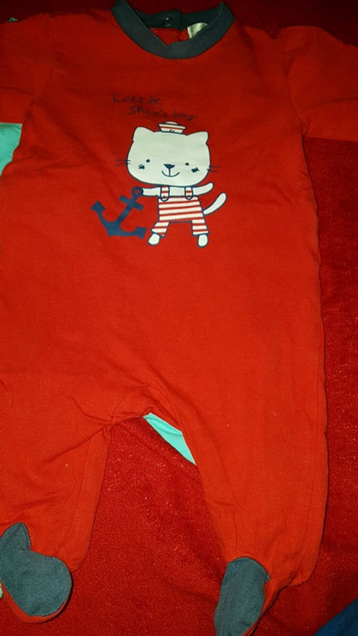 Lot 2 pyjamas fins 3 mois garcon