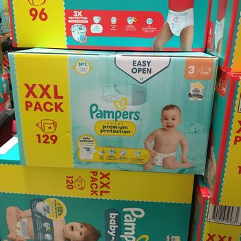 129 couches Pampers premium protection taille 3
