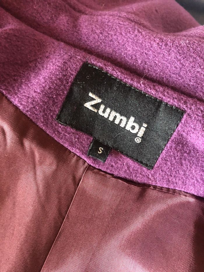 💜Superbe manteau long laine cachemire mauve neuf avec étiquette vintage 00s wool cashmere coat💜 - photo numéro 15