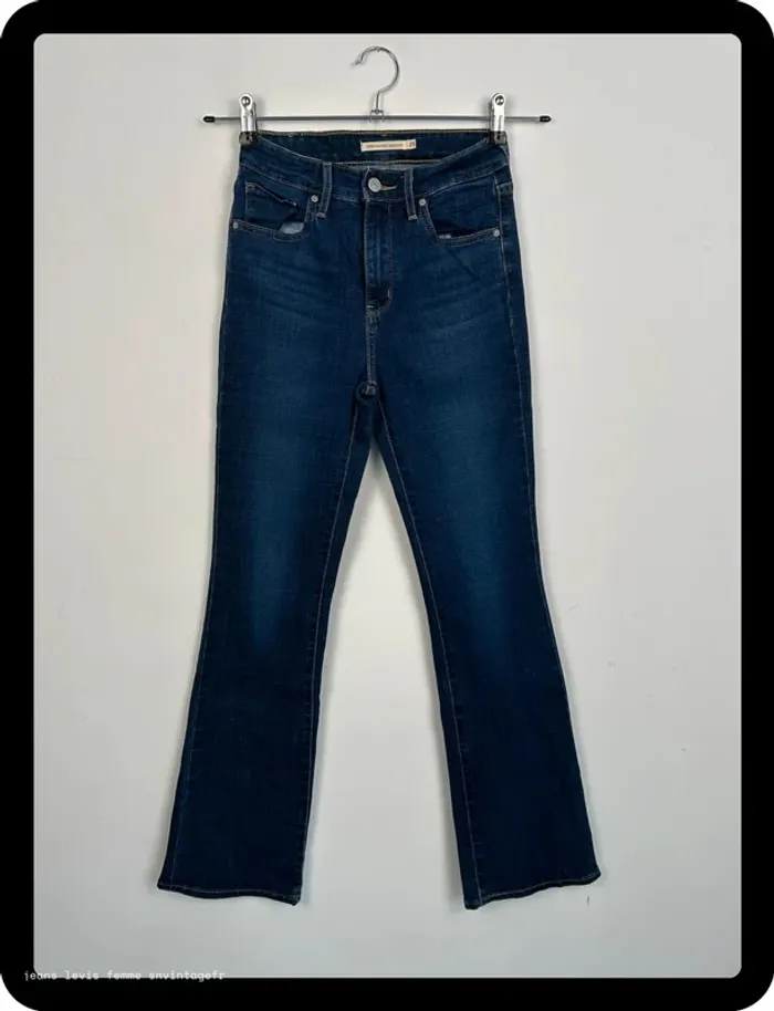 Jean Levi's Femme 725 High Rise Bootcut Marine | W25 L30 FR36 | Très Bon État | BP84 - photo numéro 2