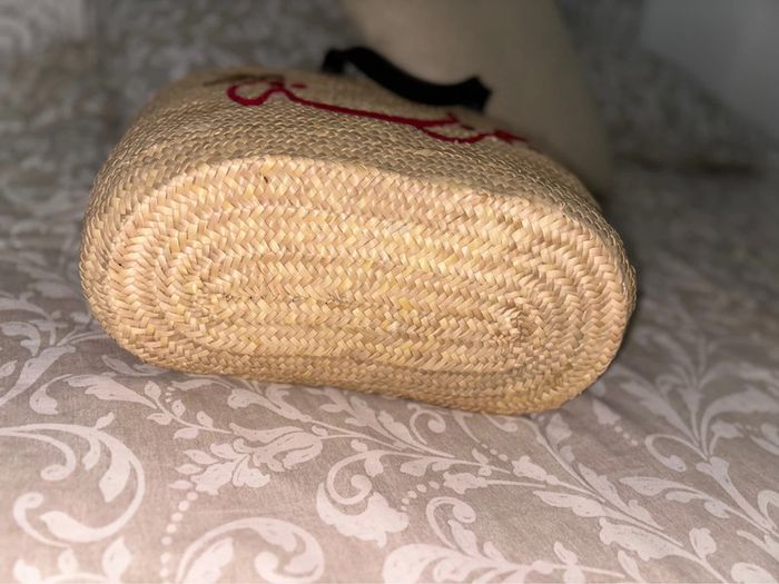 Panier double anse osier course plage - photo numéro 6