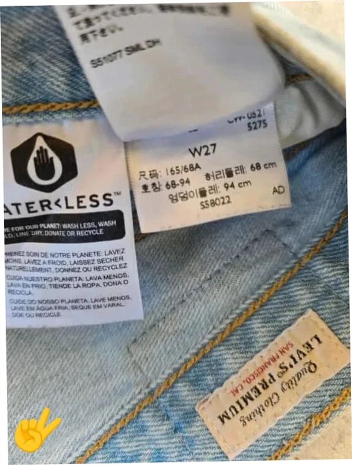 Short Levi's 501 W26 FR36 Bleu Femme Women SHO165b - photo numéro 6