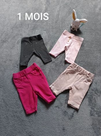 Lot leggings 1 mois