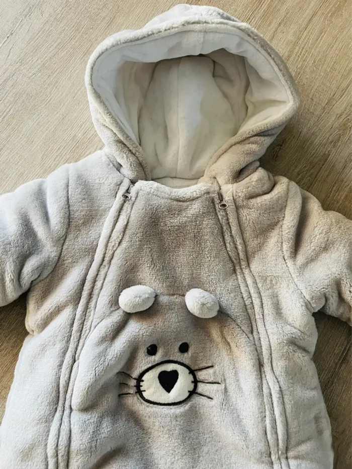 Combinaison pilote neuve bébé mixte velours pat et ripaton - photo numéro 2