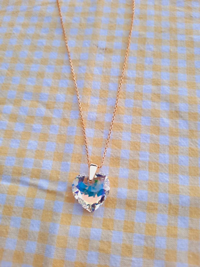 Collier cœur cristal MYC