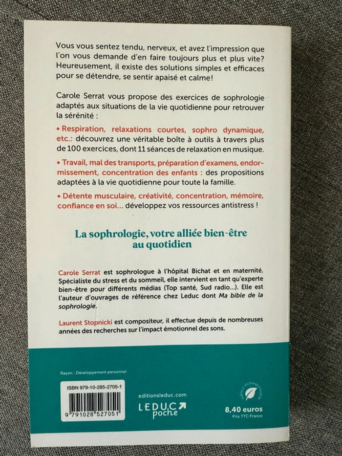 Lot de deux livres Sophrologie - photo numéro 7