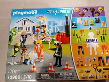Playmobil 70980 my figurine pompier police médecin
