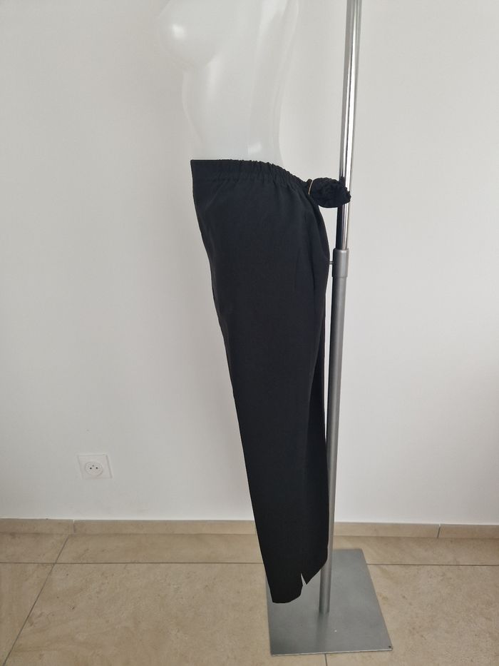 Pantalon élastique noir - photo numéro 3