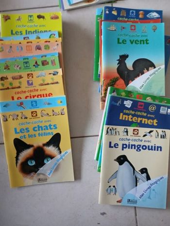 Édition atlas jeunesse cache cache mes livres magiques
