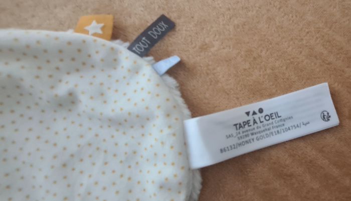 Doudou Lapin Tape à L'œil (TAO) - photo numéro 3