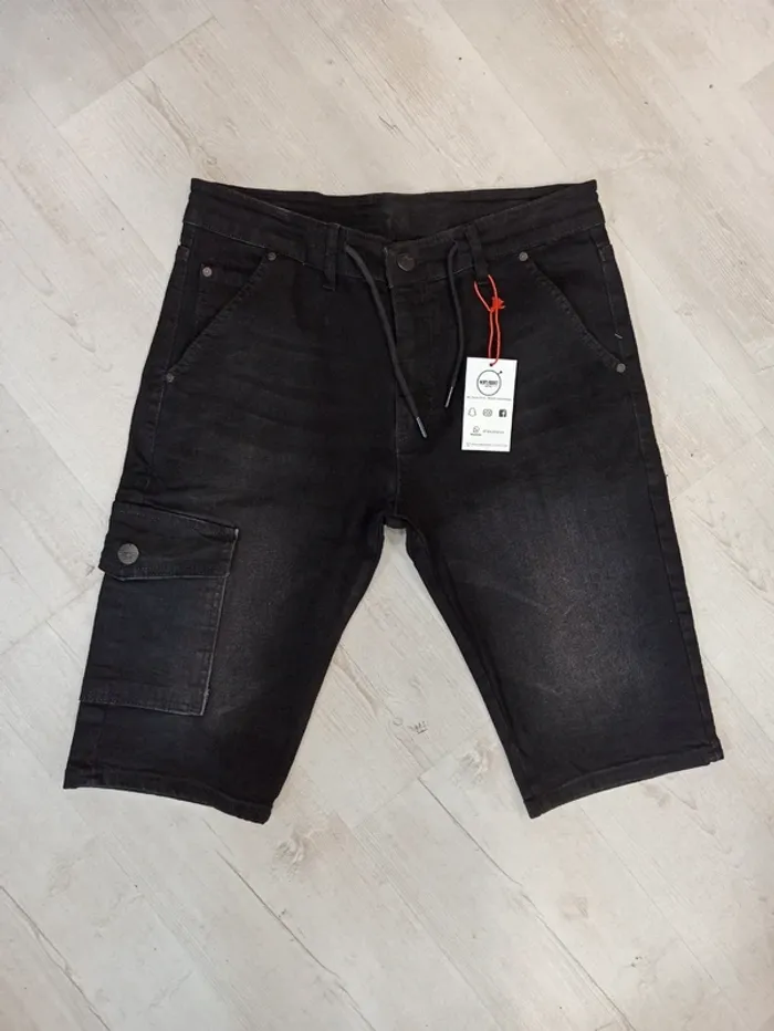 Short cargo long homme noir 34US