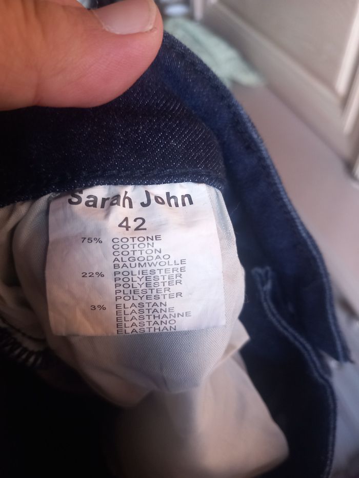 Jeans bleu marine T42 Sarah John - photo numéro 8