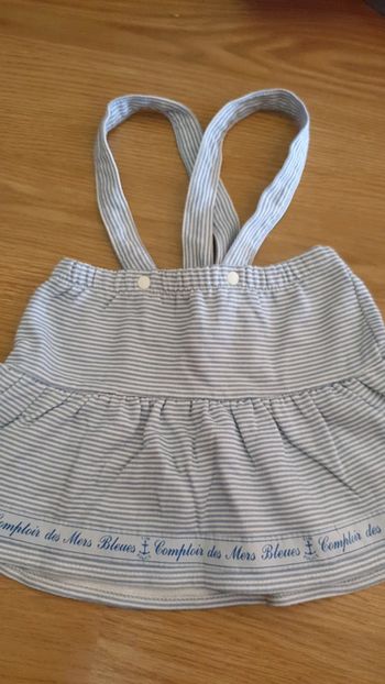 robe salopette marin a bretelles croisees