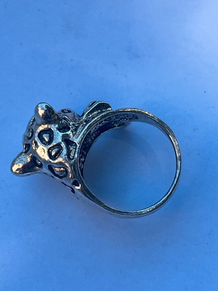 Bague mixte fantaisie tête de panthère neuve - photo numéro 5