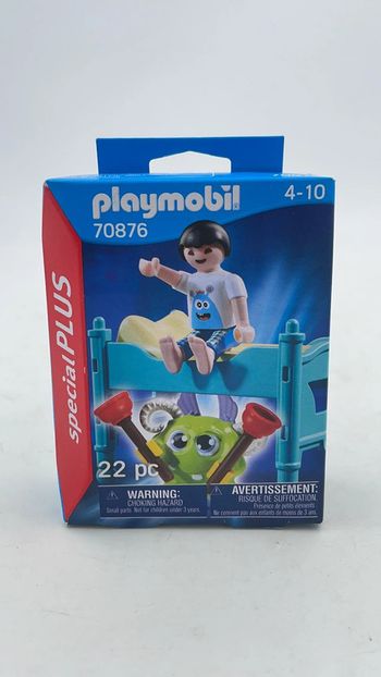 Figurine Playmobil Spécial Plus enfant et monstre sous le lit N•70876 neuf