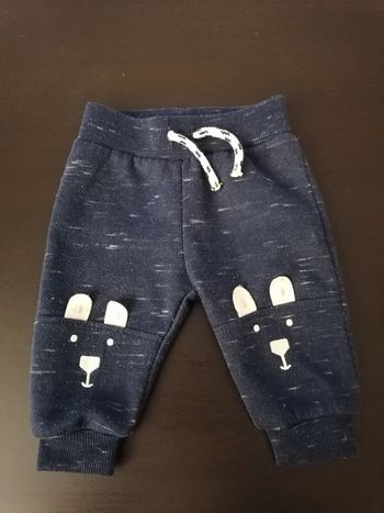 Jogging hiver bleu ours bébé garçon