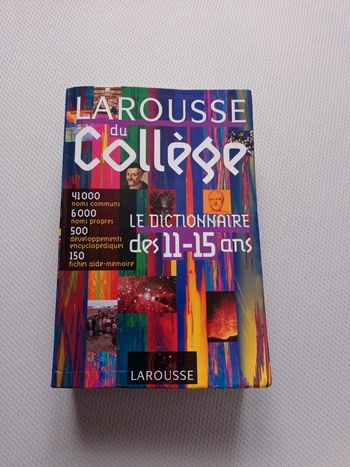 Dictionnaire Larousse du Collège