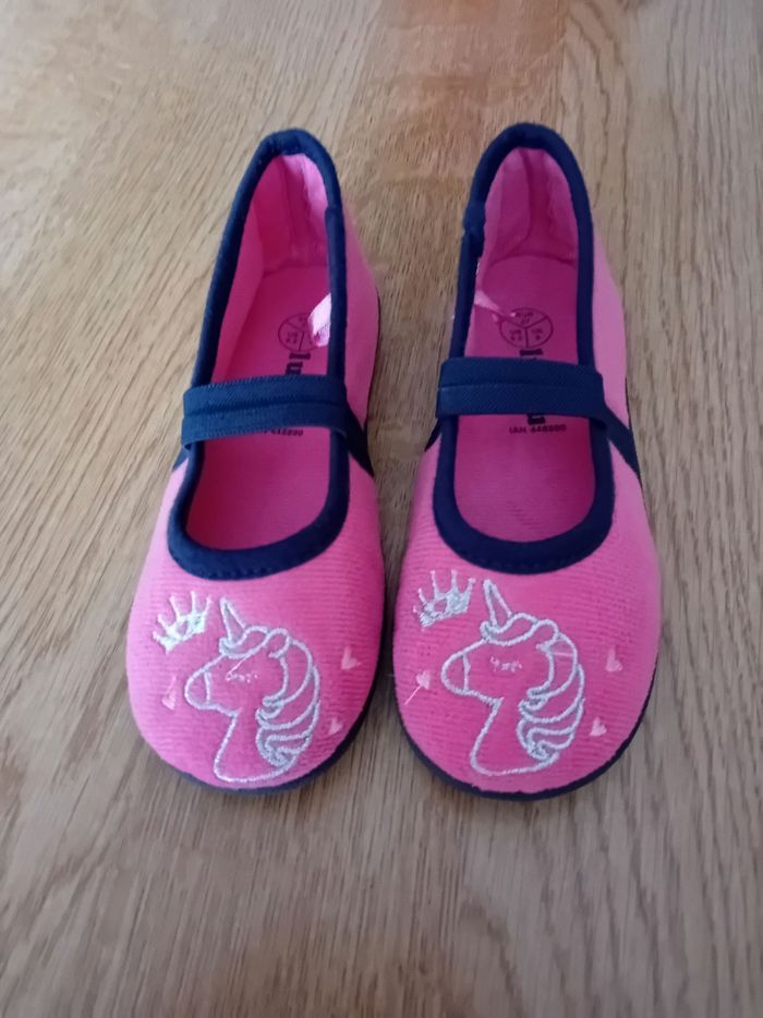 Chaussons fille licorne