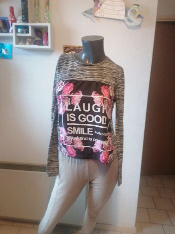 Haut manche longue taille m