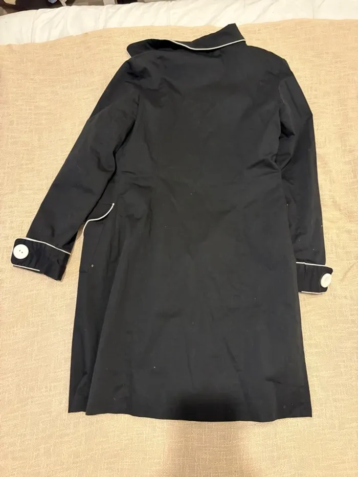 Manteau noir Morgane – Taille 1 (36/38) - photo numéro 4